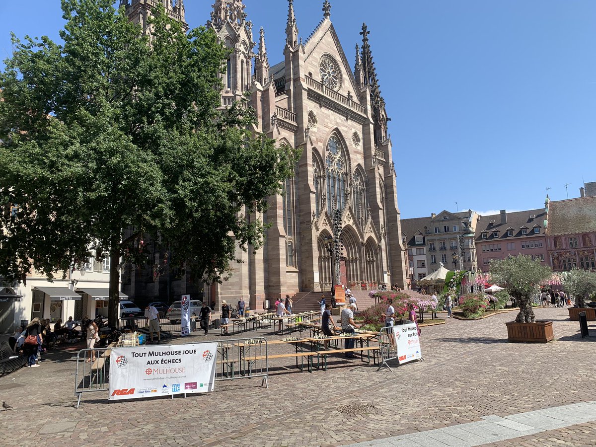 PhilidorMulhou's tweet photo. Tout Mulhouse joue aux échecs ! https://t.co/9alXEe1qlN