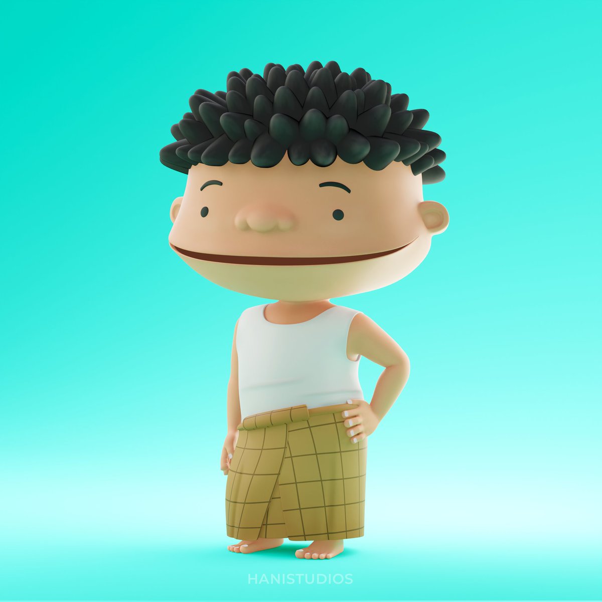 hanistudios_'s tweet photo. Mat, from Kampung Boy

I made this character from Malaysian cartoon series, Kampung Boy. Take a look!

My Youtube &amp; Artstation :
https://t.co/az47aeOLfT
https://t.co/FqppH1lpP2

#3d #blender #blender3d #kampungboy #character #aniMY #ArtistOfMalaysia https://t.co/EoAJkr7yig