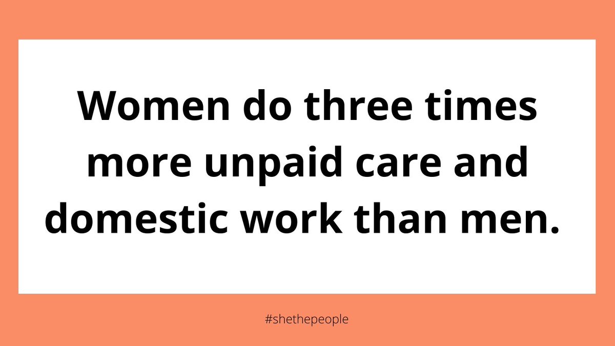 When will women be relieved of the burden of unpaid domestic work?