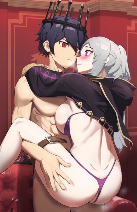 [skeb] Risen King Chrom & Female Grima 