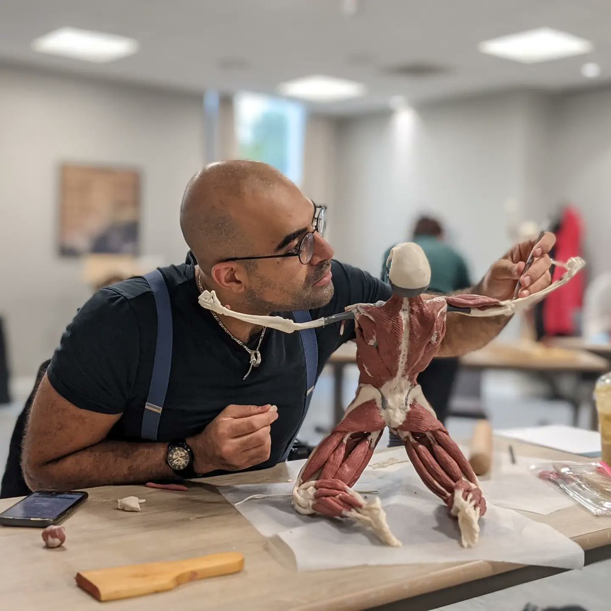 SurgicalSculpt's tweet photo. We have just completed our FIRST full body musculoskeletal anatomy course!  
Our next course is the Face: 22nd-23rd September 2021!
https://t.co/CD11aesTSv
#anatomy #surgicalart #surgicalsculpture #anatomyart #medicaleducation #surgicalteaching #plasticsurgery #humanbody https://t.co/R8dqjJBs6z