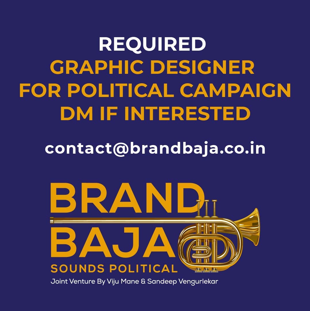 LnSVenueExperts's tweet photo. WE ARE HIRING!!!

REQUIRED GRAPHIC DESIGNER
FOR POLITICAL CAMPAIGN (MARATHI)
DM IF INTERESTED 

#BrandBaja #GraphicDesigner #Hiring #WeAreHiring #PoliticalCampaign #JobVacancy #Marathi https://t.co/AqXsglvCBt