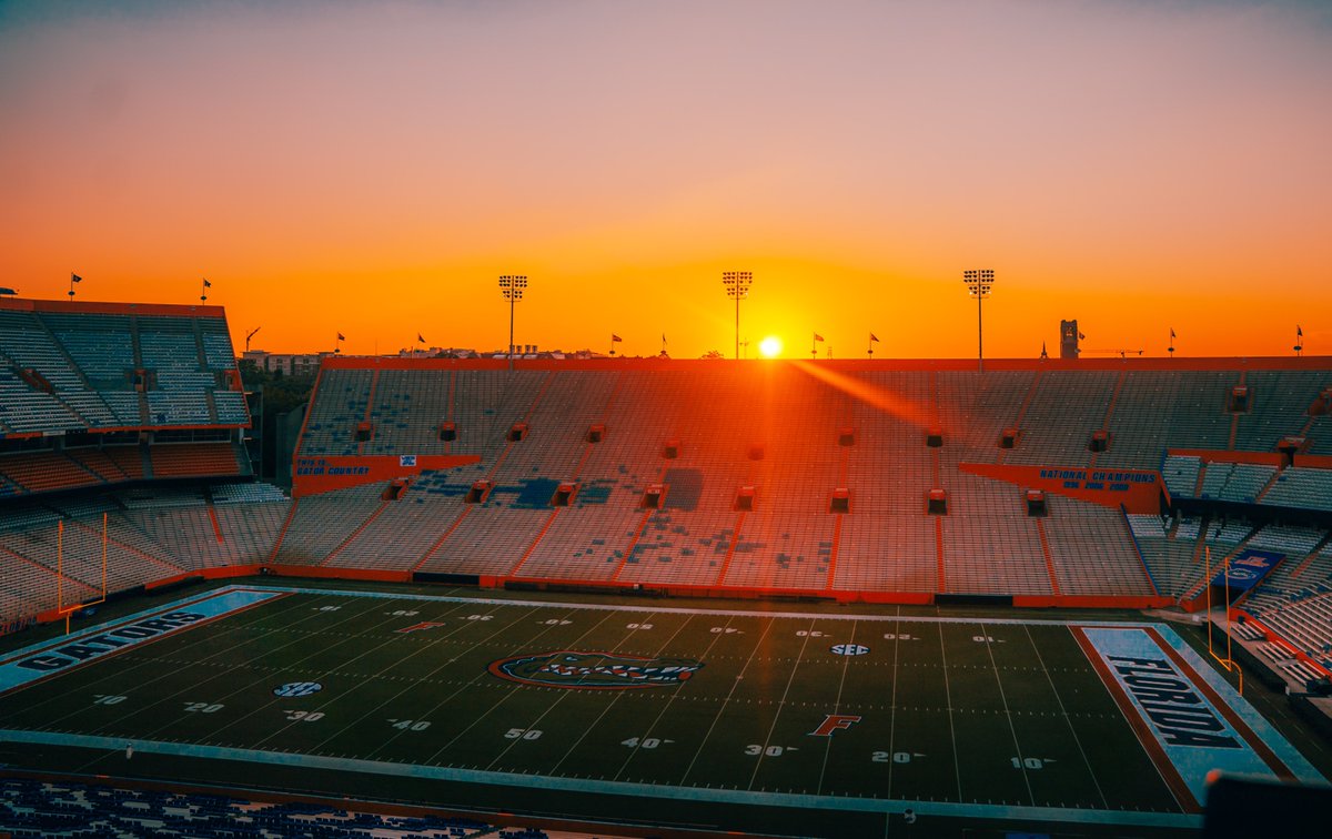 Good morning from The Swamp! #GoGators 🐊