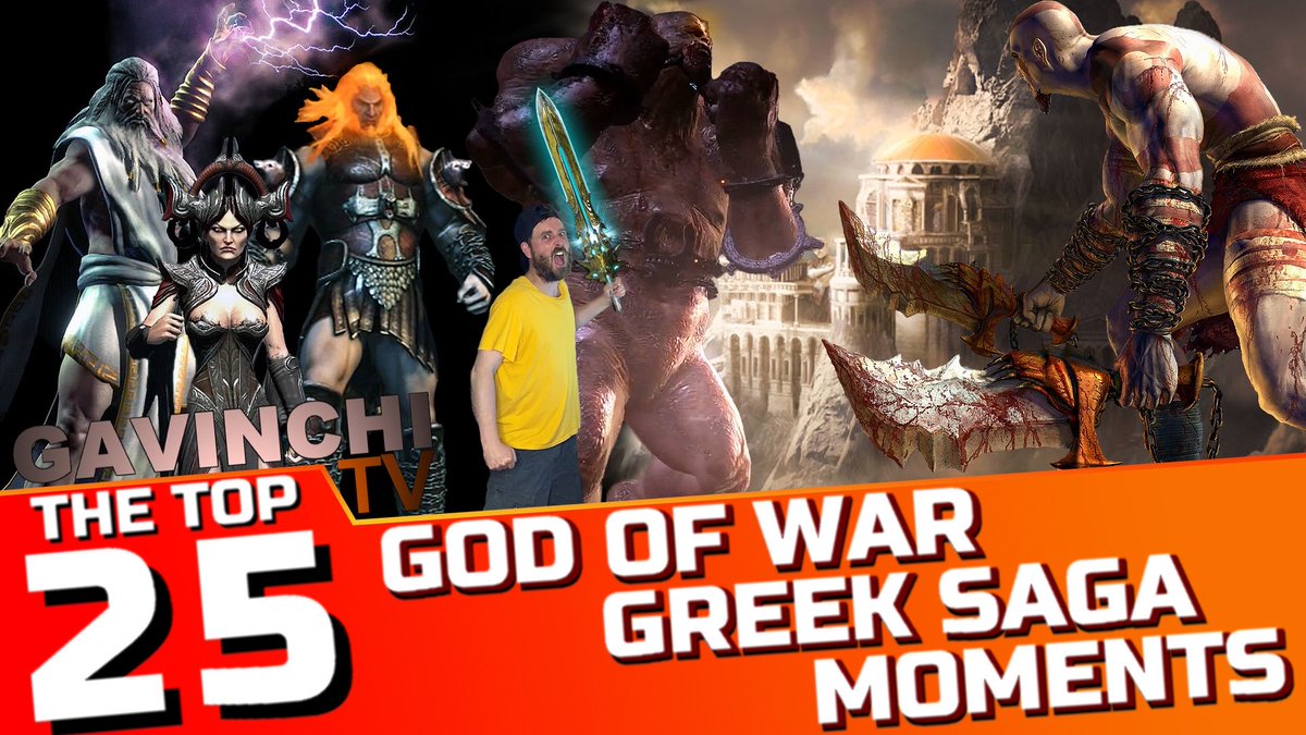 Gavinchi88's tweet photo. My latest video. The Top 25 God Of War Greek Saga Moments. Check it out.
Link - https://t.co/CTk9RNHdpu

#godofwar #GavinchiTV #Gavinchi #Gavinchi88 #bestofgodofwar #playstation #kratos #santamonicastudio #godofwar2 #godofwar3 #greek #greeksaga #greekmythology #playstationstudios https://t.co/kl8uLs31OS