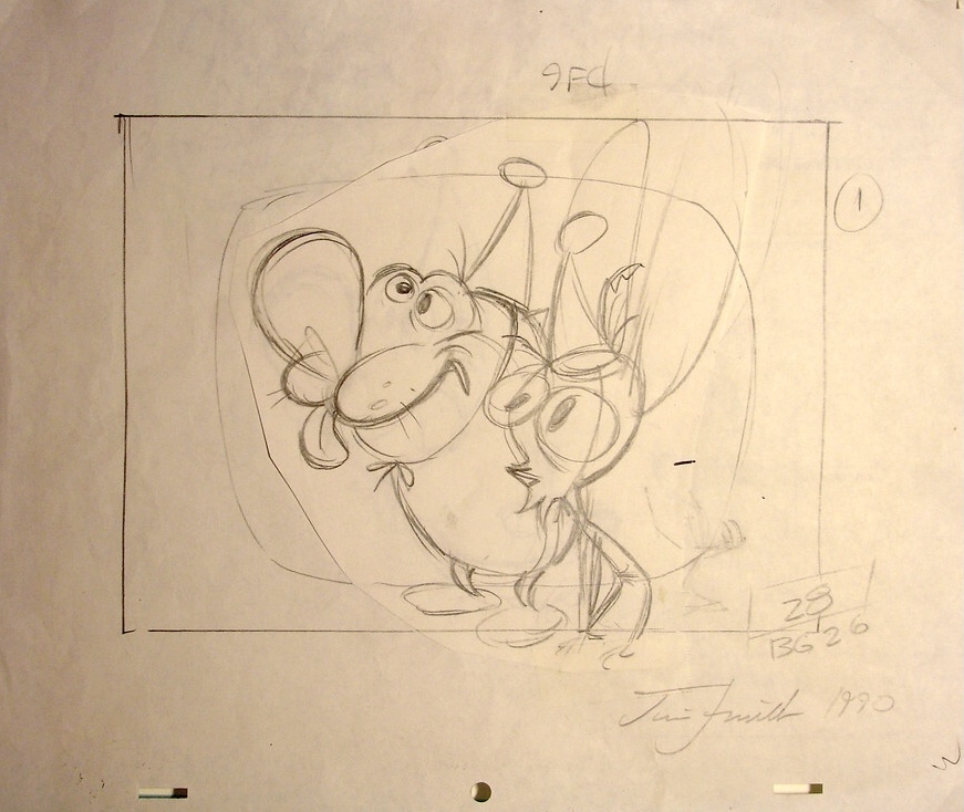 ArtofrS's tweet photo. Rough Layout from 1990’s “Big House Blues”, Prod # R&amp;S 001, Drawn By Jim Smith. https://t.co/F5bDmWtBoN