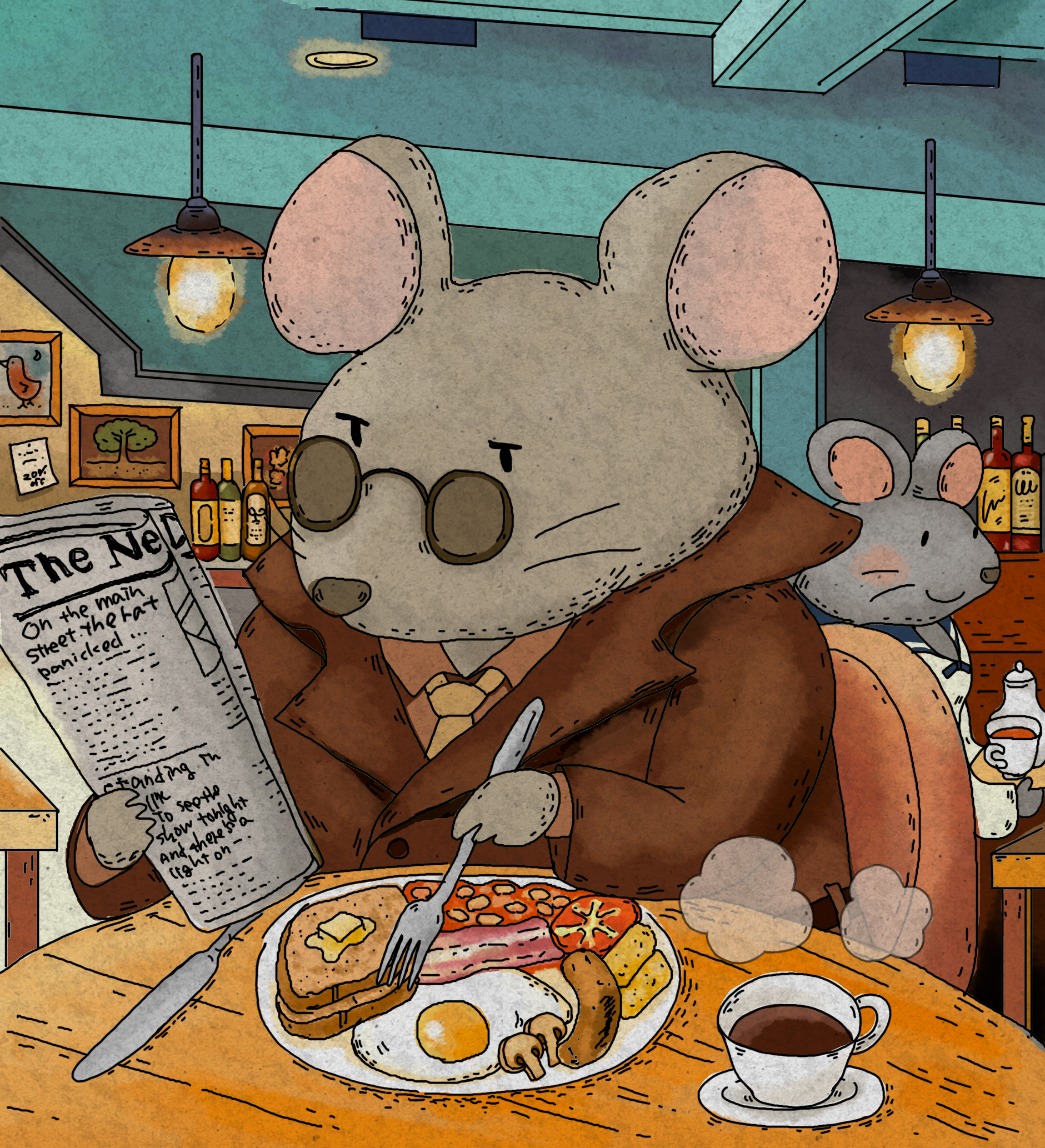 みみみ ねずみ イラスト English Breakfast ブラックプディング無しで 血のソーセージ系の美味しさがまだ分からないなぁ T Co Qugkofgv7m Twitter
