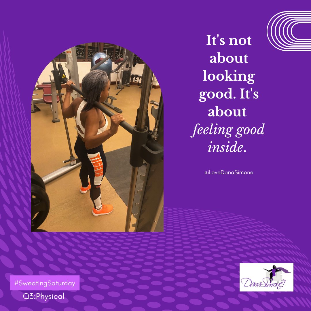 iLoveDanaSimone's tweet photo. Yass! Sweating makes you feel good inside! π―
Do you have plans to sweat today?
#Host #Author #MomLife #Philanthropist #WomenEmpowerment #Chicago #DanaSimone #Motivation #Fitness #Meditation #Gratitude #LawOfAttraction #SweatingSaturday #benefitsofexercise #exercise https://t.co/sOvwaqCGMs