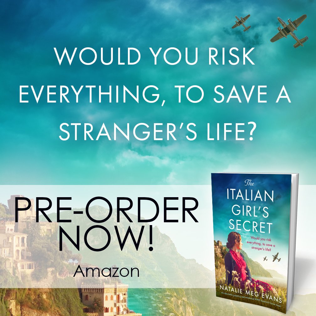 PRE ORDER NOW! The Italian Girl's Secret: An absolutely gripping and emotional WW2 historical fiction novel by <a href="/natmegevans/">Natalie Meg Evans</a>! 

Out Sept 10th: geni.us/B099X6XY76cover

Audible:
UK: zpr.io/AjqfjDs8FzsT
US: zpr.io/iQhJkpfkTEJ7

soundcloud.com/bookouture/the…