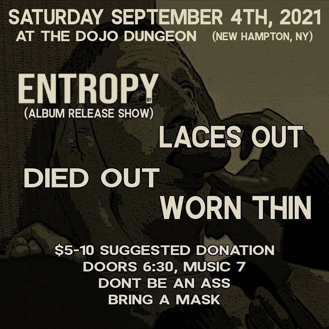 EntropyNY's tweet image. Just realized this will be our 4th release show in the fall tonight. I guess we really should invest in some fancy Ugg boots for the occasion or something.