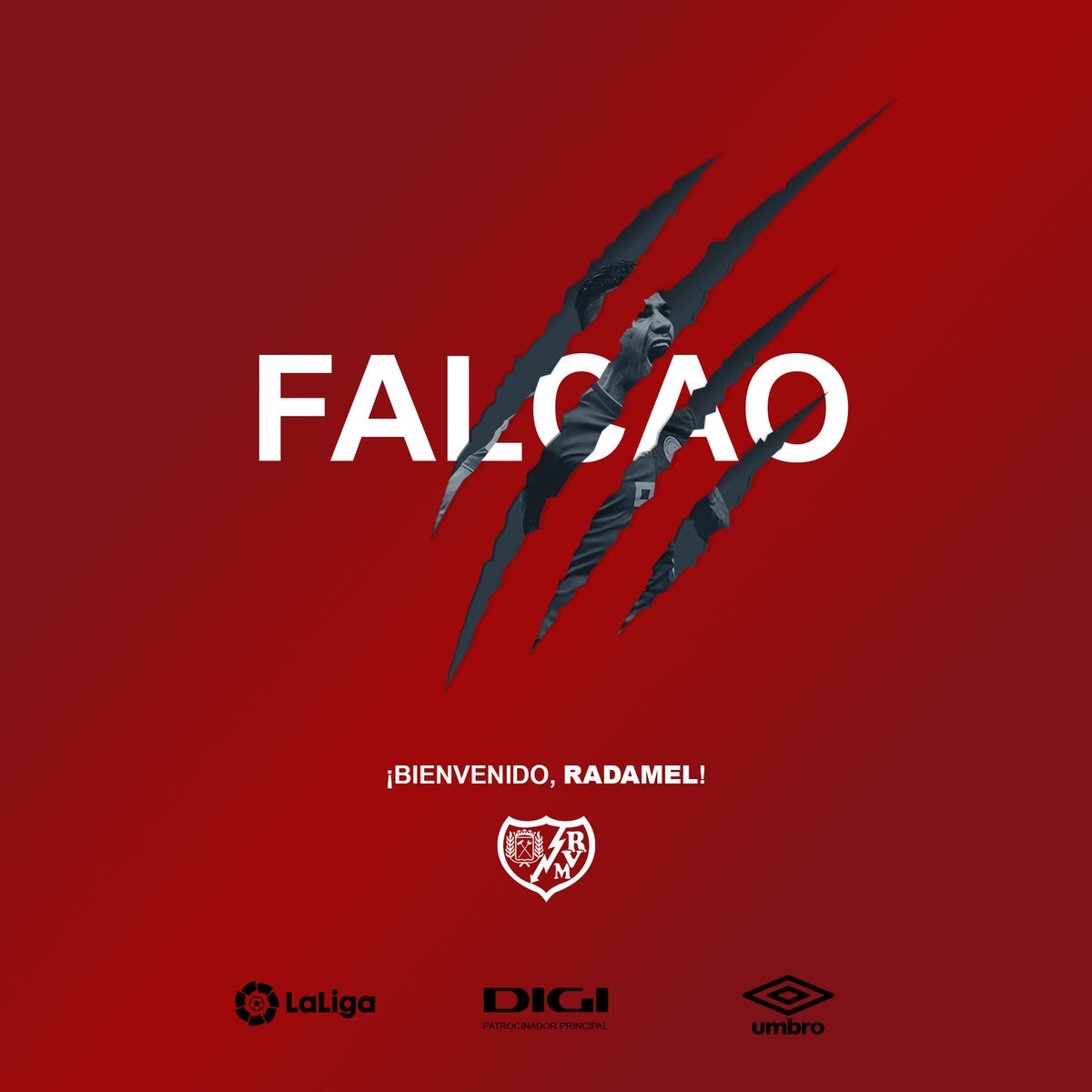 🚨🚨¡YA ES OFICIAL!🚨🚨

🐅⚡️Radamel <a href="/FALCAO/">Radamel Falcao</a>, nuevo jugador del RAYO VALLECANO. Llega libre a #LaLigaSantander tras desvincularse del Galatasaray.