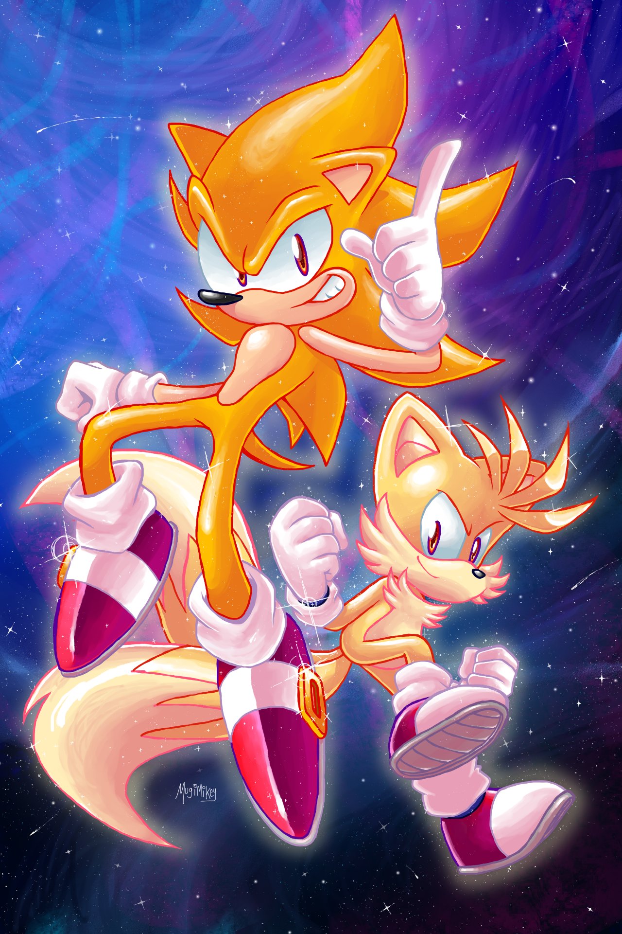 Super Tails (art by me) : r/SonicTheHedgehog