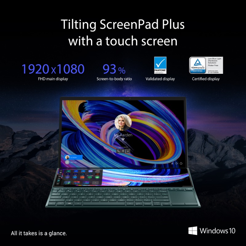 ASUSIndia's tweet photo. A brand-new view on productivity for powering your life & implementing your ideas. The #ASUS #ZenBook Duo 14 #TheLaptopofTomorrow, with the latest 11th Gen Intel processor helps you power up, nonstop!
#ASUSIndia #Intel #LiveOutofLine #Windows10Pro #Windows10Home #Windows10