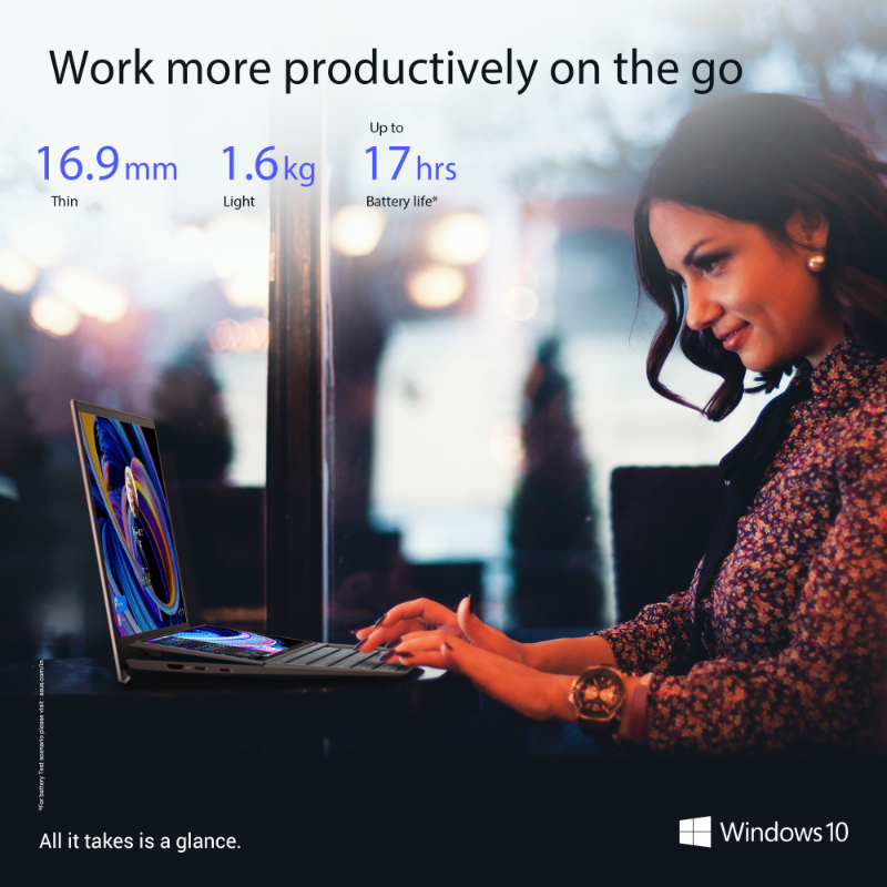 ASUSIndia's tweet photo. A brand-new view on productivity for powering your life & implementing your ideas. The #ASUS #ZenBook Duo 14 #TheLaptopofTomorrow, with the latest 11th Gen Intel processor helps you power up, nonstop!
#ASUSIndia #Intel #LiveOutofLine #Windows10Pro #Windows10Home #Windows10