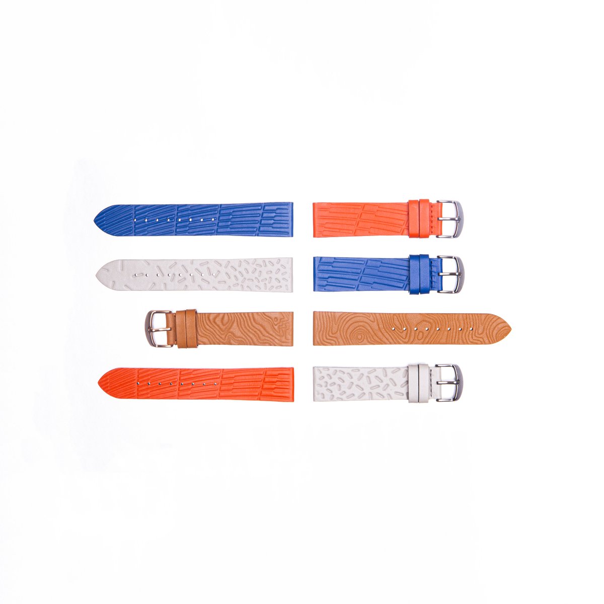 unlikedesignco's tweet photo. Design of embossed leather watch straps by @unlikedesignco for Sibrama Newage, one of India’s foremost watch strap manufacturing facilities that supplies straps, leather goods and accessories to premium brands across India and the world. #unlikedesignco #designindia https://t.co/MNeZt6taPz