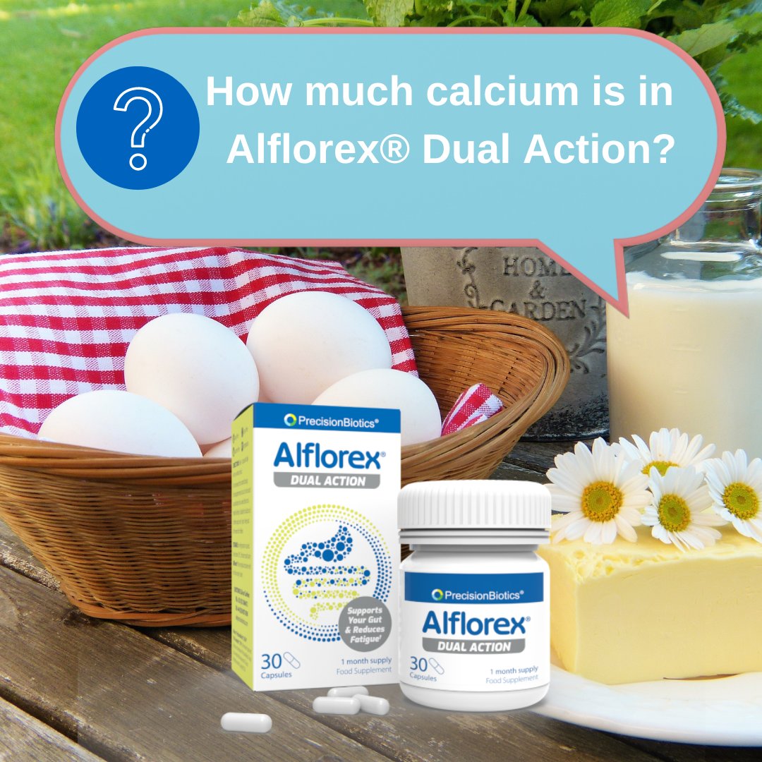 Each capsule contains 120 mg of calcium, which is 15% of the NRV (nutrient reference value) for calcium (800 mg).

NRVs are recommended levels for the nutritional intake of minerals and vitamins to present deficiency in an average healthy person.