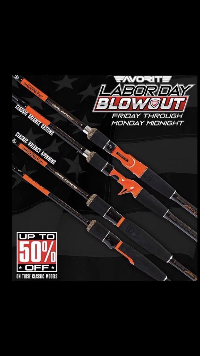 RobhdrckRob's tweet photo. BLESSED…be sure to take advantage of our Labor Day Sale,now through Midnight Monday @FavoriteRodsUSA  ! Stay safe and GOD BLESS Y’ALL !! #godisgoodtome #allthetime #positivevibes #grateful #thankful #LaborDayWeekend #2021 🙌🙌🙏🙏🙏😇👊☝️☝️🎣🎣🎣🎣🎣🎣🎣🔨🔥🍀🏆🇺🇸 https://t.co/fuc762IxCZ