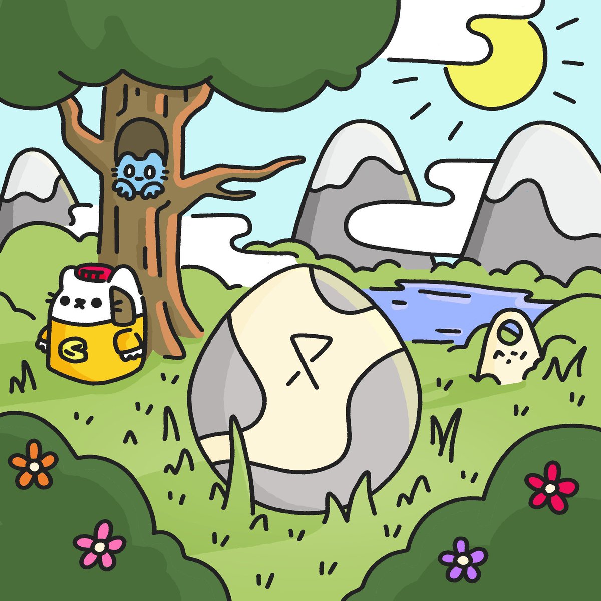 On today’s Caturday, I wanted to take a moment to say Happy 2 Months (Sept 1) @coolcatsnft!!! It’s been such a jam packed filled week with the Tepnu puzzle, <a href="/cloncast/">clon</a>’s #clontest, <a href="/andre/">andre</a> joining the Cool Cat fam, and EGGS and $MILK announcements!!