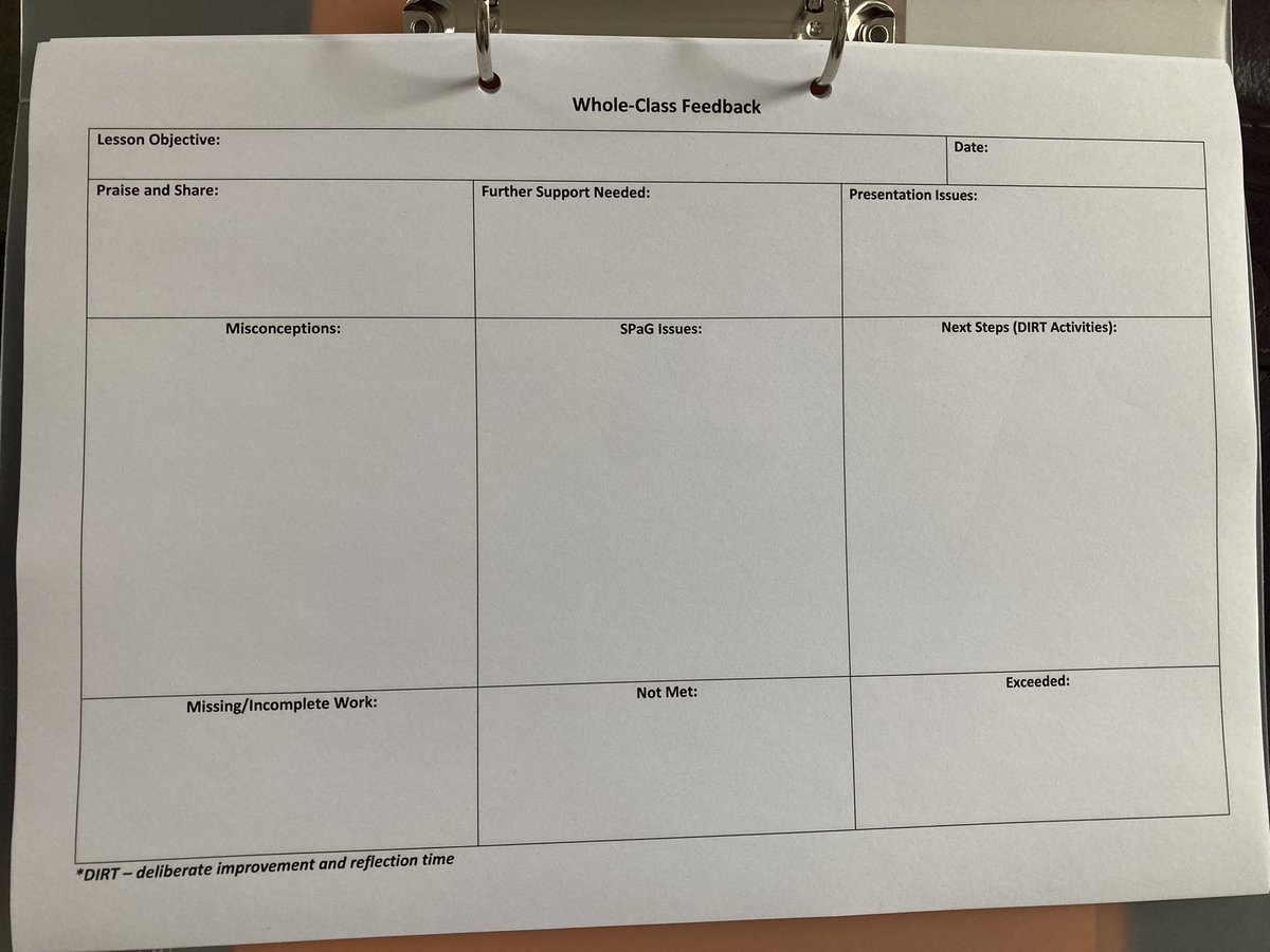 SculptingMinds's tweet photo. Adapted our #wholeclassfeedback sheet and now about to give it a go and see if I like it! #reducingteacherworkload https://t.co/mmZc0m7lQH
