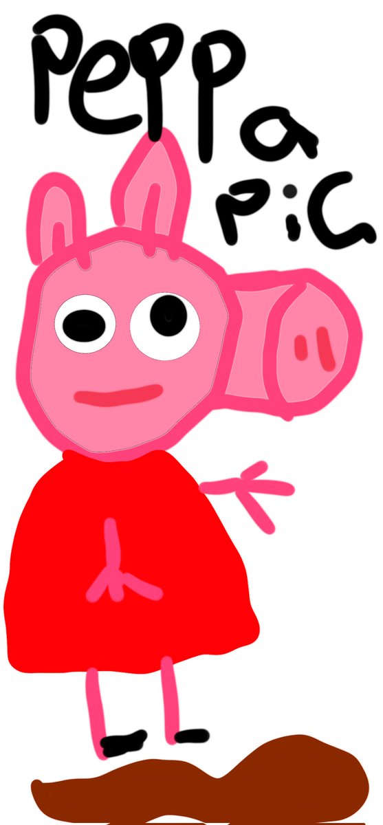 HMeadley's tweet photo. @peppapig i made fan art ❤ https://t.co/EdWEpzTycH