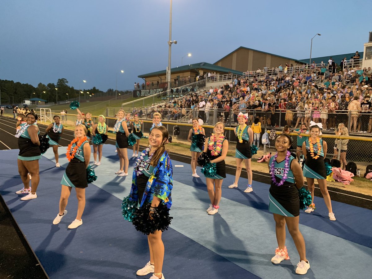 Life is good when fall is near, the stands are full, and football is at home 🏈🐾🤩🤍🖤 #westjrocks #competewithclass #catscratchfever <a href="/WjhsNc/">West Johnston High School</a> <a href="/WJWildcatSports/">WJ Athletics 🐾</a> <a href="/WJHSCheer1415/">WJHS Cheerleading</a>