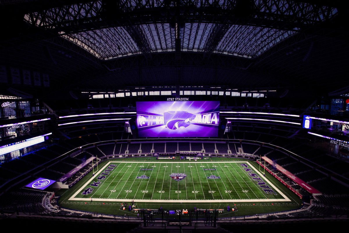 KStateFB's tweet image. The stage is set 🏟

@ATTStadium

#KStateFB ⚒ Game 1