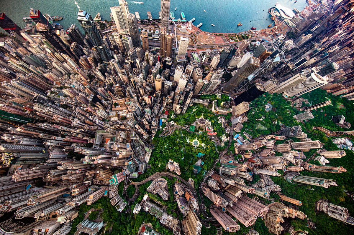 Hong Kong from 3000ft in a Heli. 🚁