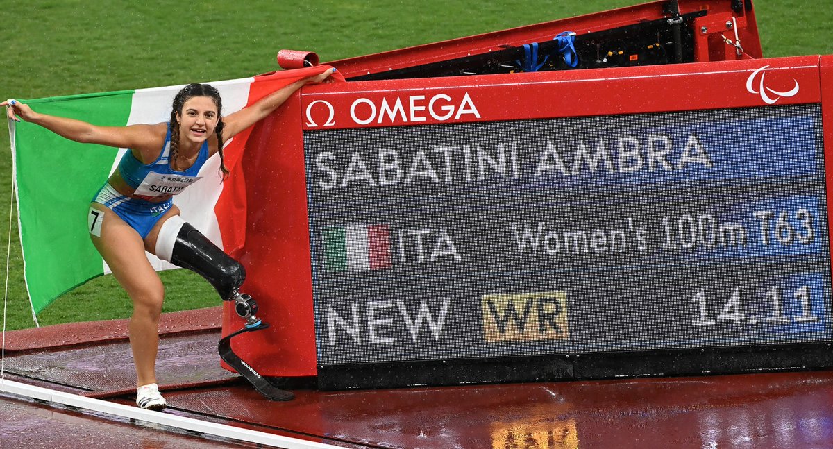 INCREDIBILEEEEEEEE.AMBRA, MARTINA, MONICA......OROOOO ARGENTO, BRONZO!!!!! <a href="/lolitadarkbis/">monica contrafatto</a> <a href="/smartinella/">Martina Caironi</a> Ambra Sabatini! Nei 100 metri T64 podio interamente tricolore!!! 🇮🇹🇮🇹🇮🇹