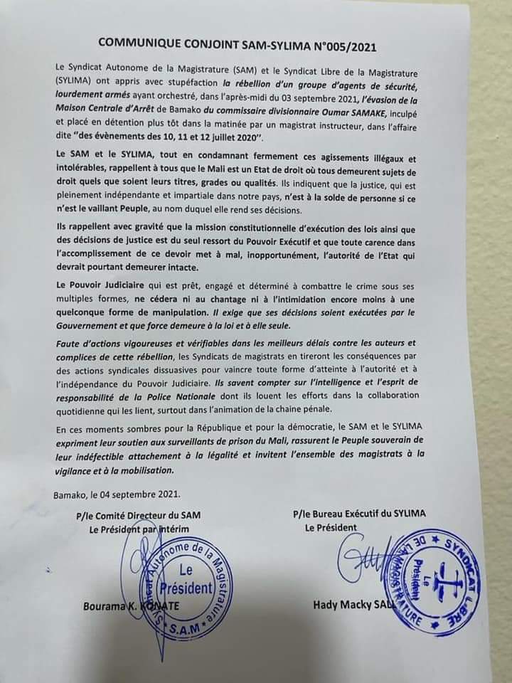 AidonsM's tweet photo. Bon #SAM & #SYLIMA ont parles hein! On attend la reaction @ChoguelKMaiga et @GouvernementM! https://t.co/gssvgnbEvi