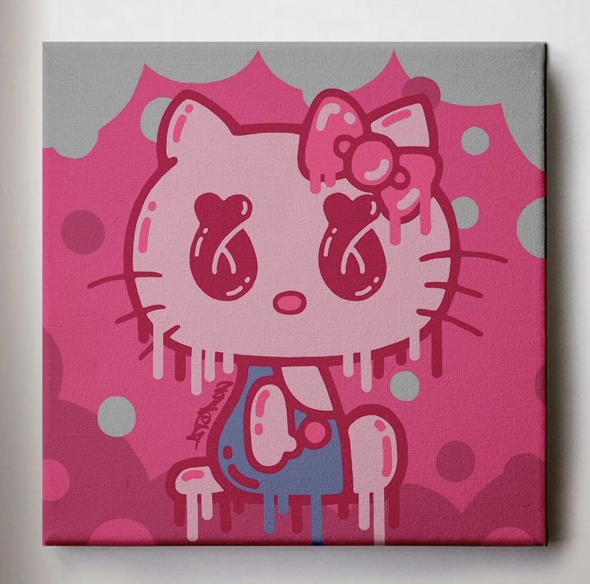 atoron_art's tweet photo. ㅤ
「Hello Kitty💖」 Canvas Painting
https://t.co/N3IbIDB9Kg
#hellokitty #canvaspainting #canvasart #characterdesign #characterart  #illustration #illustragram #art #artwork #design #popart #artist #キティちゃん #ハローキティ #キャンバスアート #キャラクターイラスト #キャラクター https://t.co/nvaqoe4hUS
