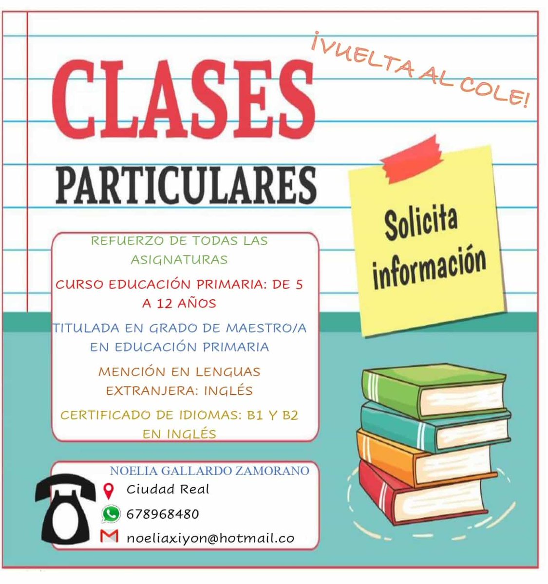Guille_4211's tweet photo. Mi novia quiere dar clases particulares en Ciudad Real, se agradece difusión. @wikiCR https://t.co/fWVFWEdpIR