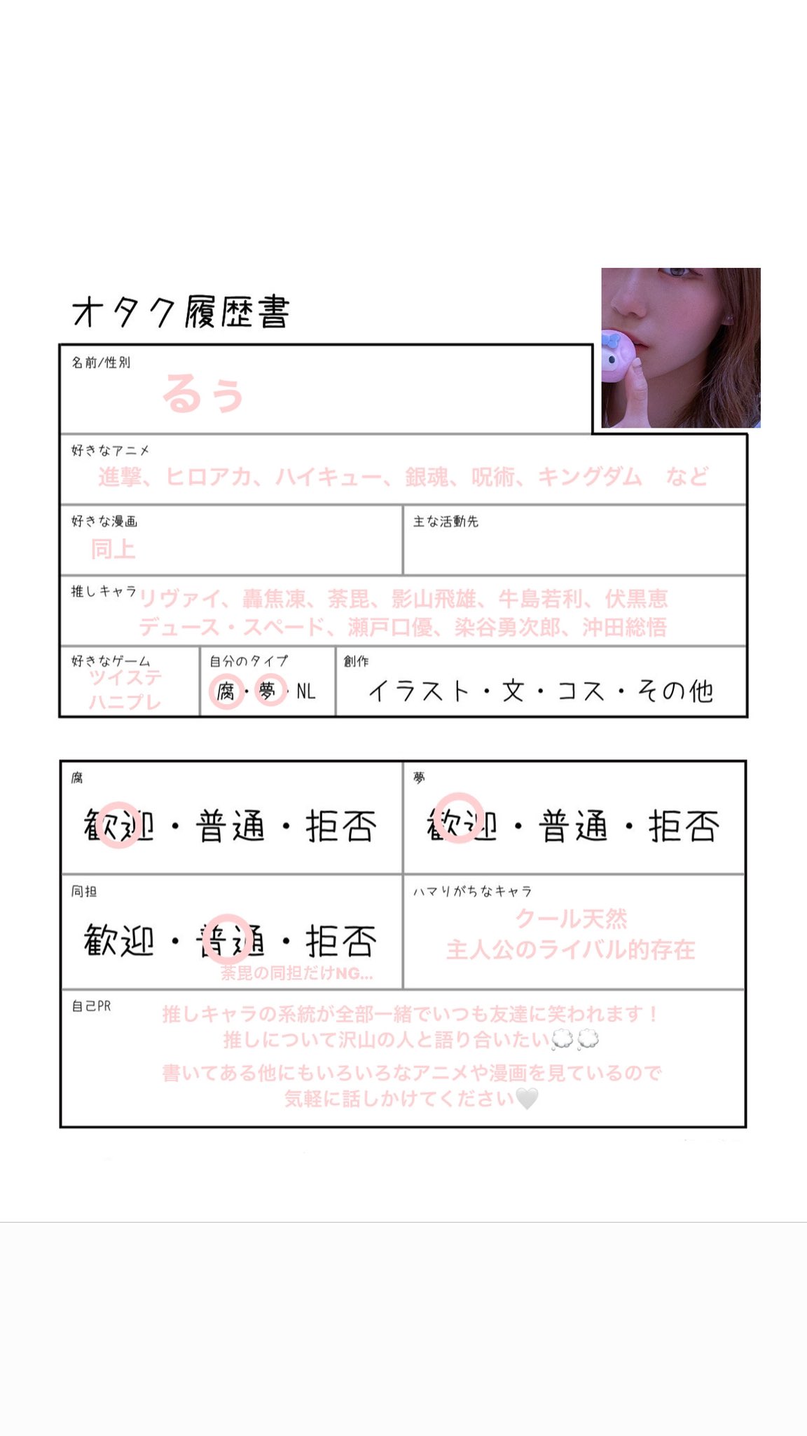 オタク履歴書 Twitter Search Twitter