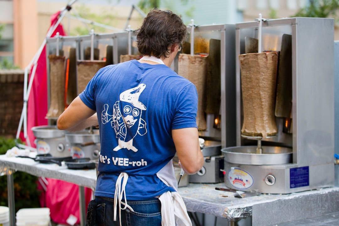 ColsGreekFest's tweet photo. DId you know? Sept. 1 was 'National Gyro Day' (that's a thing), so we're celebrating it all weekend long at the #ColumbusGreekFestival where you can get a gyro - and baklava, and grape leaves and...so much more. https://t.co/1Zv57uiKi0 https://t.co/vFjloGTS0i