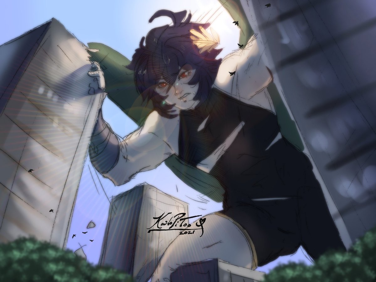 KaitoPiToo's tweet photo. I didn't think I'd take this joke doodle seriously. #kaitopitoo #darkpit #kidicarusuprising #gianttwitter https://t.co/EKvPXXTs4n