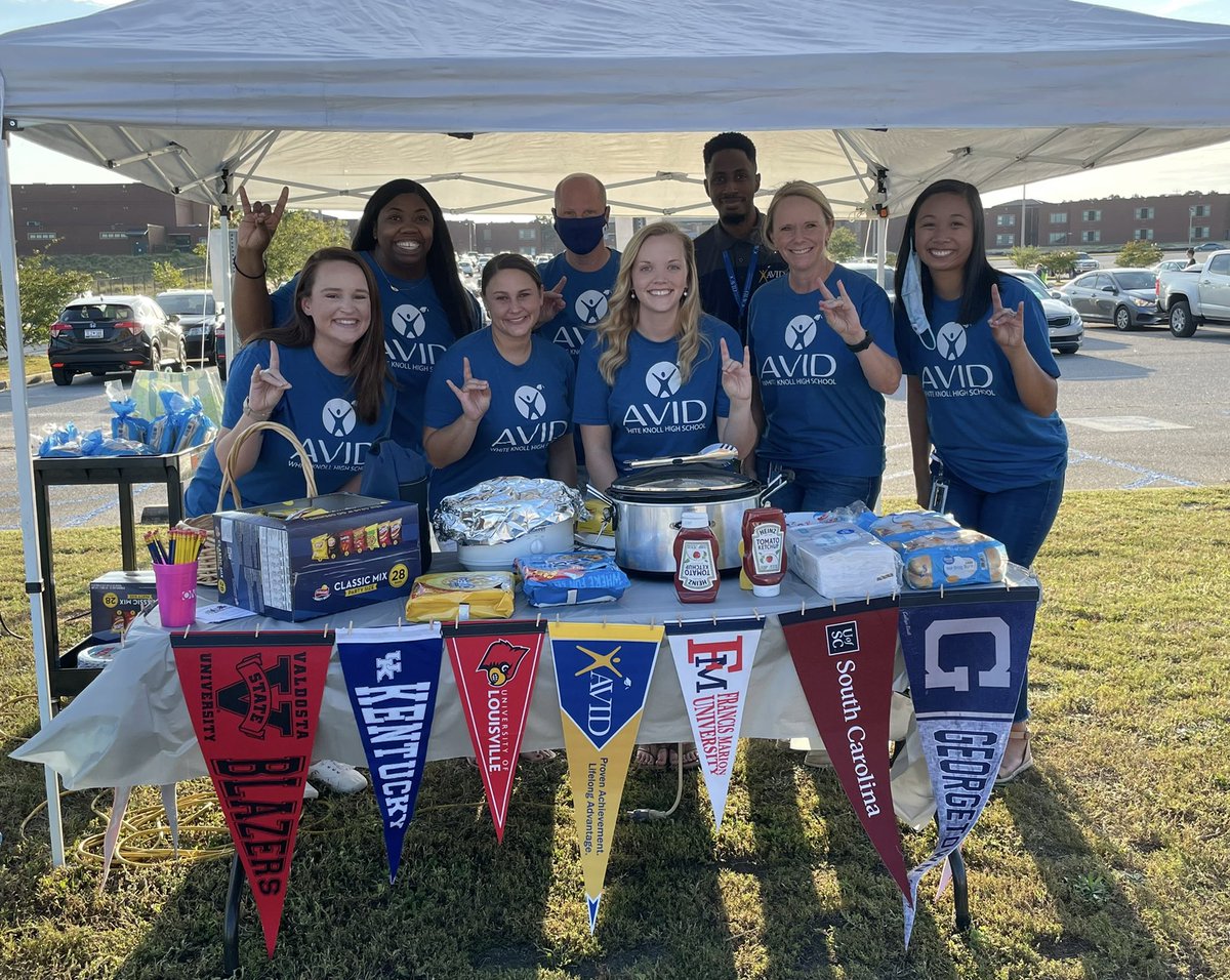 WKHS_AVID (@wkhs_avid) on Twitter photo Our <a href="/AVID4College/">AVID</a> Site Team had an awesome night tailgating & meeting scholars and their families, then cheering on <a href="/wk_timberwolves/">WhiteKnollHighSchool</a> football to a VICTORY! 🏈🐺🏆 Thank you to everyone who came out, <a href="/wkhswolfview/">WKHS Wolf View</a> for helping us advertise🎥 & <a href="/WKHSPackPlace/">WKHS Pack Place</a> for our swag👕! Our <a href="/AVID4College/">AVID</a> Site Team had an awesome night tailgating & meeting scholars and their families, then cheering on <a href="/wk_timberwolves/">WhiteKnollHighSchool</a> football to a VICTORY! 🏈🐺🏆 Thank you to everyone who came out, <a href="/wkhswolfview/">WKHS Wolf View</a> for helping us advertise🎥 & <a href="/WKHSPackPlace/">WKHS Pack Place</a> for our swag👕!