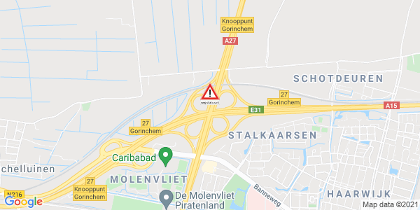 Melding ongeval Verbindingsweg Nijmegen