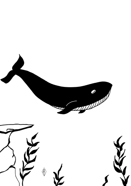 Delewart's tweet photo. Under the sea 🐳
🧡🦩🌻

 #italianillustrator #illustrator #delew   #bookillustration #digitalart #digitalpainting #painting #artlovers #picoftheday #artist #illustration #drawing #draw #paint #blackandwhite #digitalink #ink #inchiostrazione #biancoenero #Whale #animals https://t.co/dp0YA2WDuo