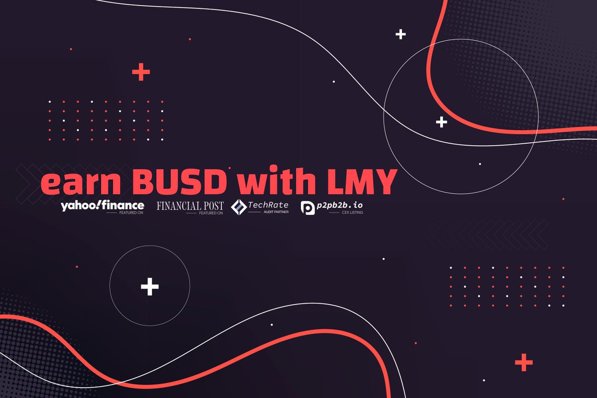 $LMY Staking reward in $BUSD
APY 102,200%
DPY 280%

Join Presale on 6th Sept 6:00 PM UTC

lameyield.finance/private-sale

$LMY #LameYield #BSC #staking #Lamefarm #Binance #Audit #Presale #BNB $BNB