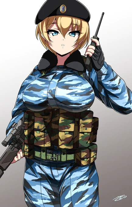 VSK-94の現役時代妄想らくがき
#ドールズフロントライン 
