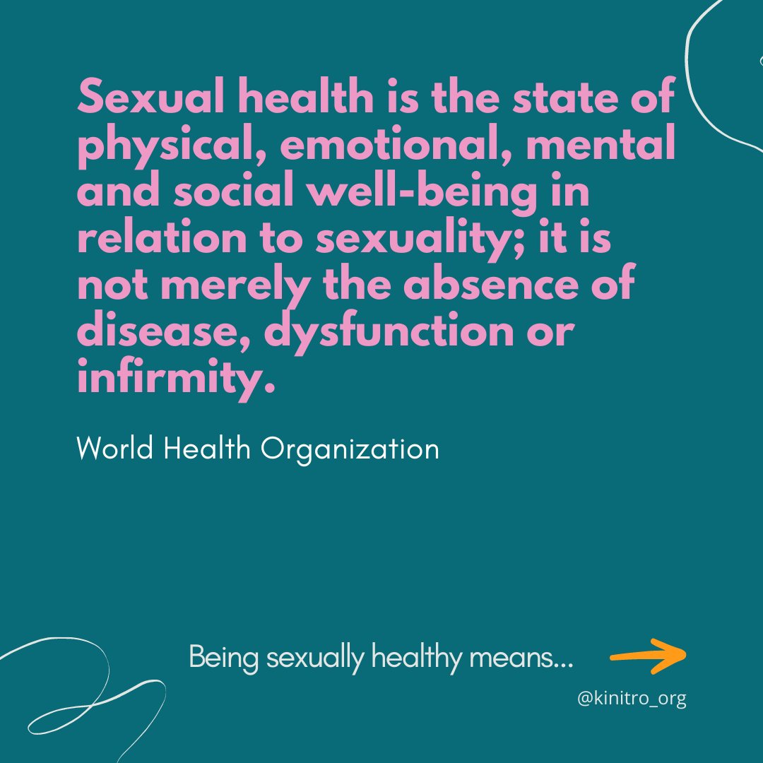 Kinitrongo's tweet photo. 💕On World Sexual Health Day, and always, look after yourself. If you choose to have sex: 
1️⃣Be safe 
2️⃣Ensure it is consensual
3️⃣Have fun 
#KINITROnGO #initiativeforeducation #sexhealthtips #sexualhealthday #worldsexualhealthday2021 https://t.co/exA1ISTji9