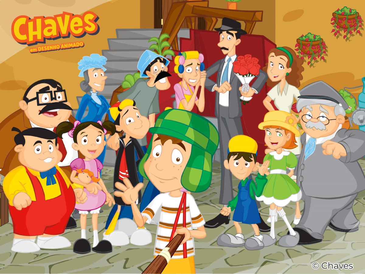 Televisa manda dublar últimas temporadas do Chaves Animado.Restante da séri...