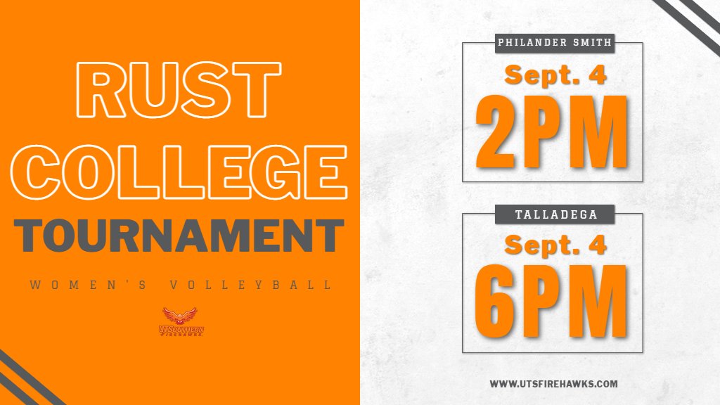 GAME DAY! Volleyball is in action today in the Rust College Tournament.