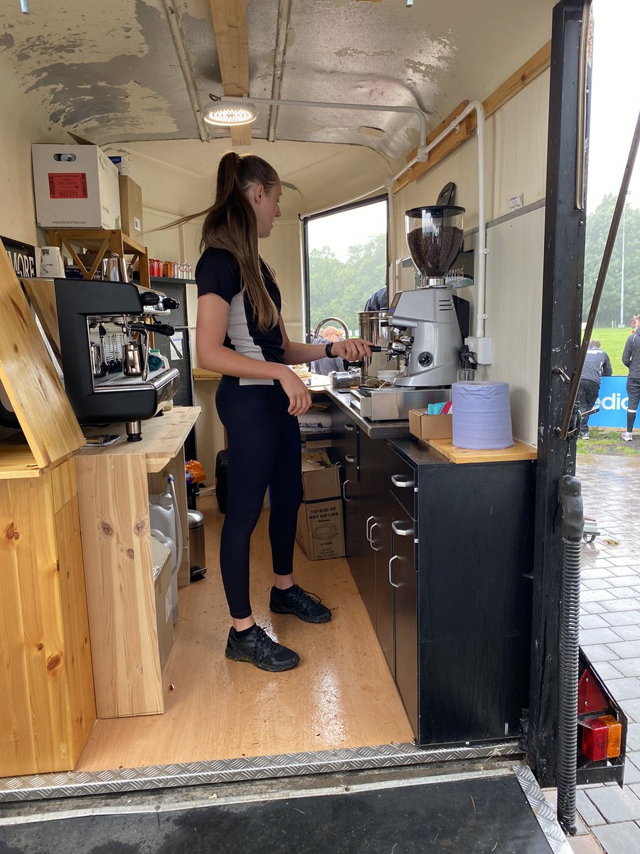 AngsYngEngrs's tweet photo. Neva going Solo in the horse box @Strathmore_RFC as she takes on a leadership role training other@YP in the way of the barista. May the bean be with you! @TNLComFund #AYEBarista #DYWpathways https://t.co/ZW3OooPHCq