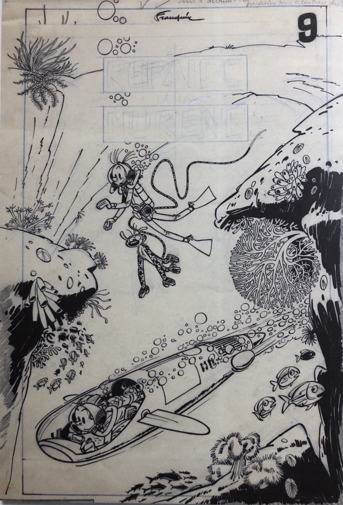 Franquin, Le Repaire de la murène 