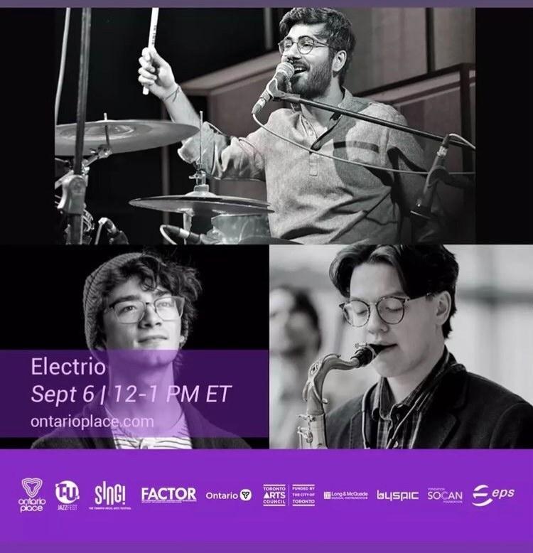 SpectrumMusicTO's tweet image. Gig alert! Dhaivat is leading two of his original groups at TUJF this weekend, Sunday and Monday, at Ontario Place. Check  it out!