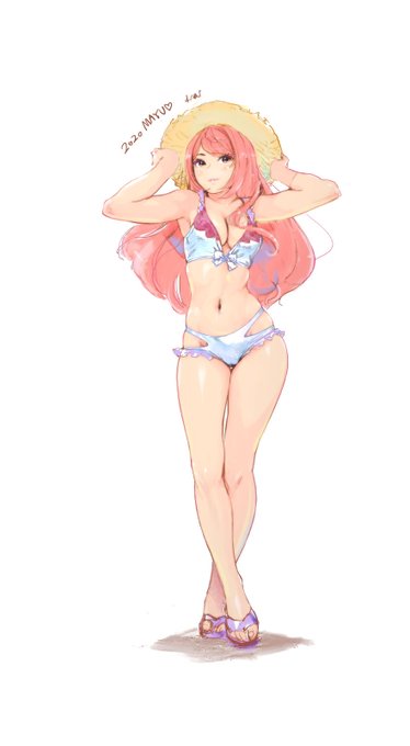 アニメ塗りとリアル塗りの中間。 