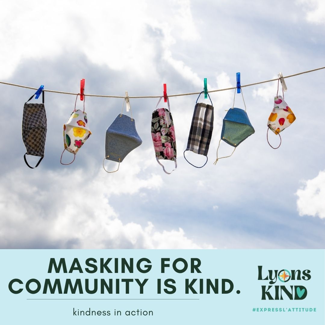 Lyons welcomes your KIND! This Labor Day Weekend, VISIT our fantastic outdoor recreation &amp; local businesses for gifts, grub &amp; good times. (Masks are KIND &amp; always a good idea for indoor spaces. )

LyonsColorado.com

#lyonskind
#masking
#lovelyons
#lyonscolorado
#visitlyons