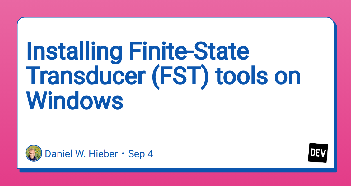 digitalling's tweet photo. I always thought that creating computational models was complex, but it turns out that it's actually pretty easy! Here's a little blog post on how to install two of the most common tools for making morphological models with finite-state transducers (FSTs). https://t.co/YYW3jxVqQZ https://t.co/6ClSdH9Cq3