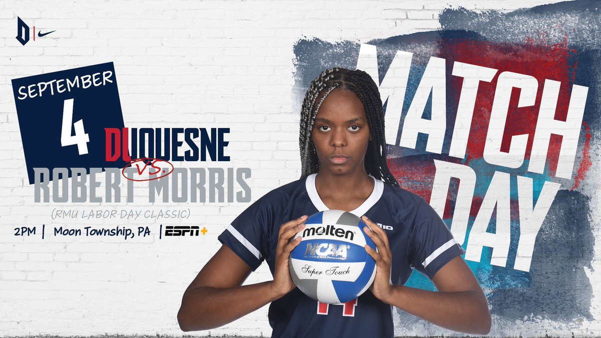 𝘉𝘢𝘵𝘵𝘭𝘦 𝘰𝘧 𝘵𝘩𝘦 🔴&amp;🔵

🏐: vs RMU
🕛: 2PM
📍: Moon Township, PA | UPMC Events Center
📊: bit.ly/DUQVBatRMUClas…
💻: ESPN+ ➡️ bit.ly/DUQVBvsRMU

#GoDukes