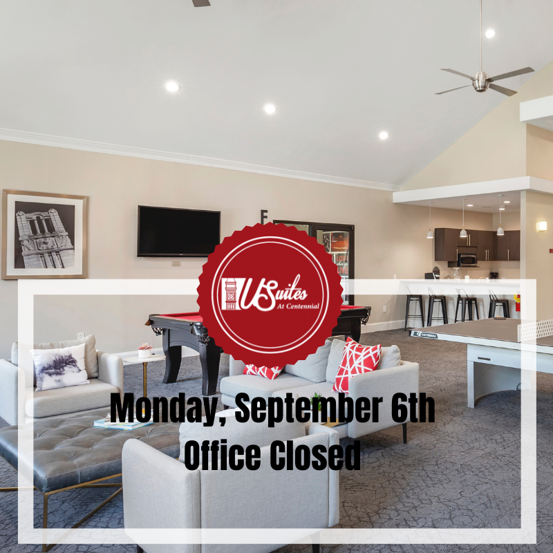 USuitesApts's tweet image. Make sure you stop by and get all of your packages before we close today. The office will be closed on Monday for Labor Day! #suiteliving #livethesuitelife