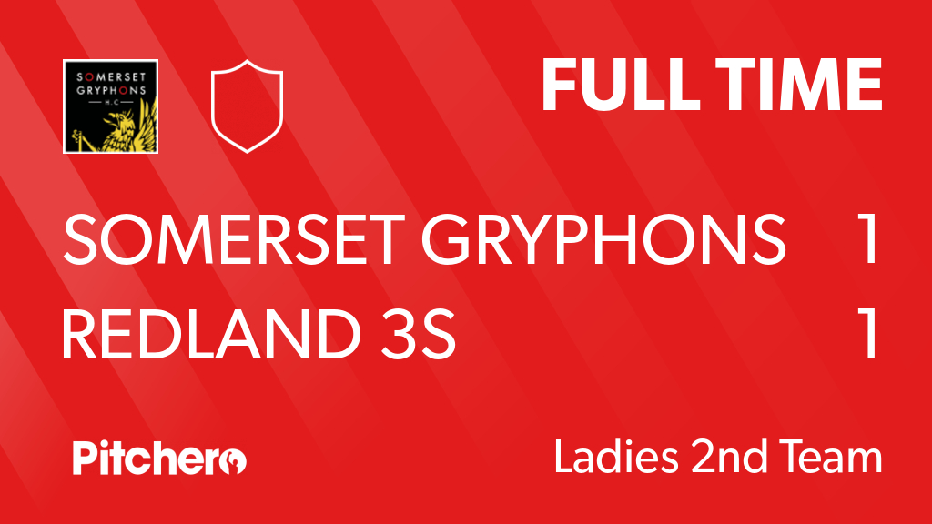 FULL TIME: Somerset Gryphons Hockey Club 1 - 1 Redland 3s
#SOMRED #Pitchero

Great first game back from Gryphons 2nd team today - in what proved to be a scorcher of a day!
somersetgryphonshockey.club/teams/179136/m…